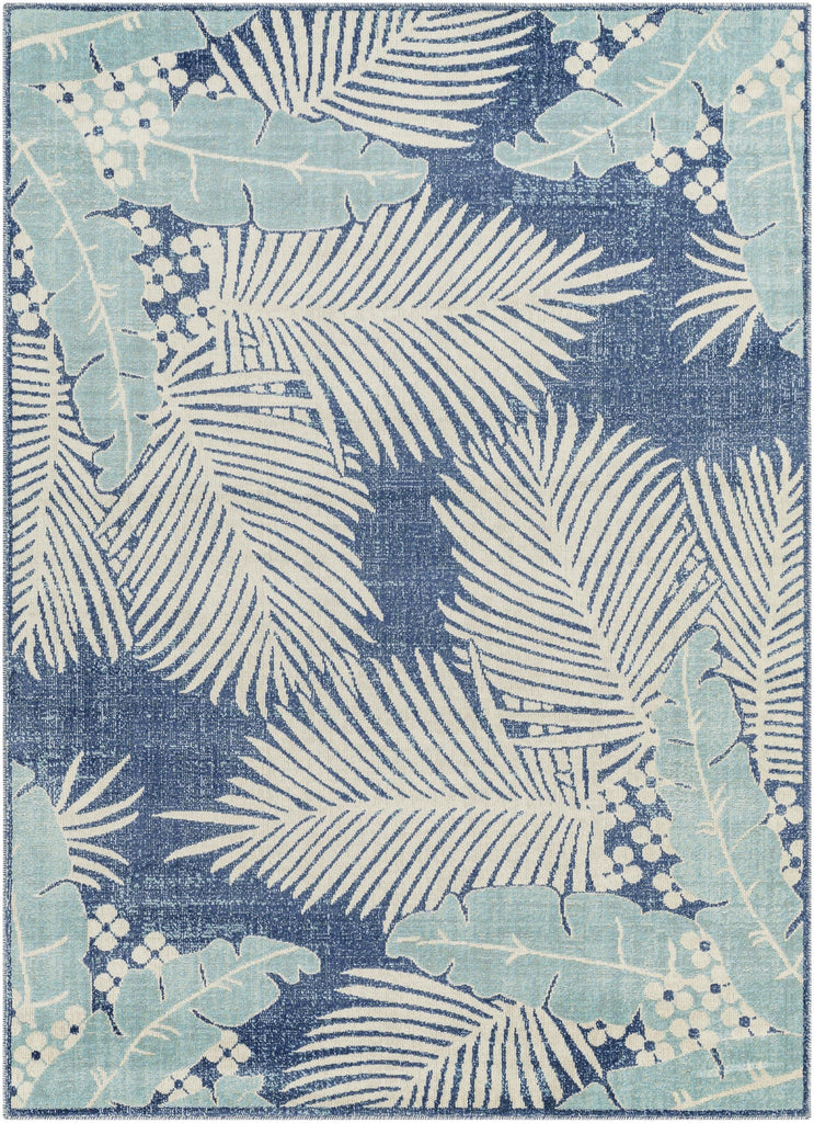 Surya Bodrum BDM-2345 Blue Cream 5'3" x 7'3" Rug