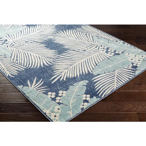 Surya Bodrum BDM-2345 Blue Cream 5'3" x 7'3" Rug