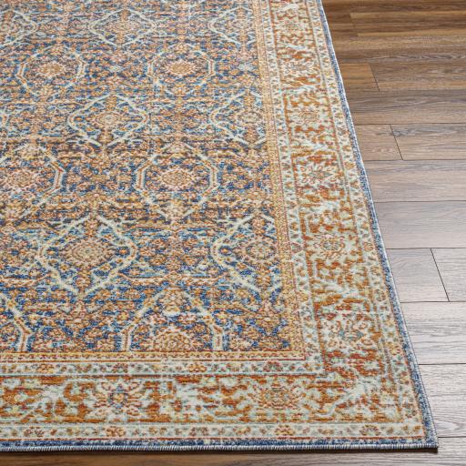 Surya Bodrum BDM-2348 Blue Burnt Orange 5'3" x 7'3" Rug