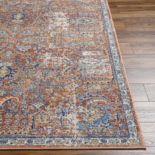 Surya Bodrum BDM-2349 Aqua Cream 5'3" x 7'3" Rug