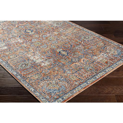 Surya Bodrum BDM-2349 Aqua Cream 5'3" x 7'3" Rug