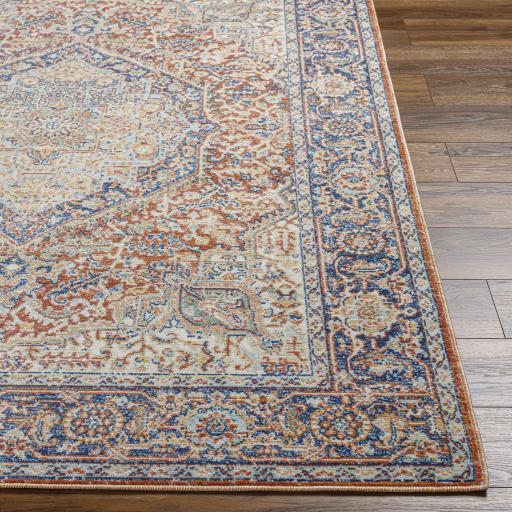 Surya Bodrum BDM-2350 Light Beige Orange 5'3" x 7'3" Rug