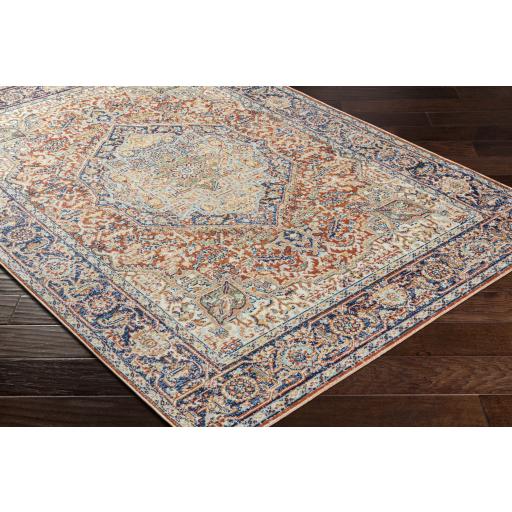 Surya Bodrum BDM-2350 Light Beige Orange 5'3" x 7'3" Rug