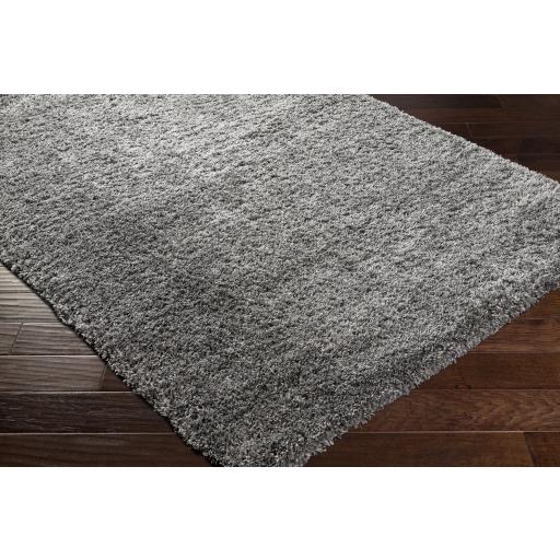 Surya Bogota Shag BTG-2304 Charcoal 5'3" x 7' Rug