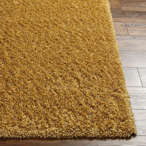 Surya Bogota Shag BTG-2305 Mustard 5'3" x 7' Rug