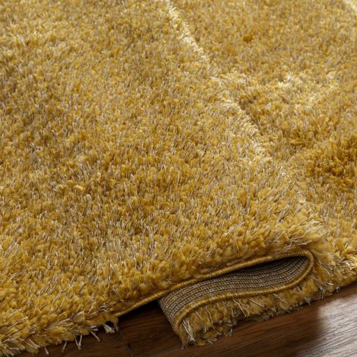 Surya Bogota Shag BTG-2305 Mustard 5'3" x 7' Rug