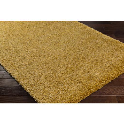 Surya Bogota Shag BTG-2305 Mustard 5'3" x 7' Rug