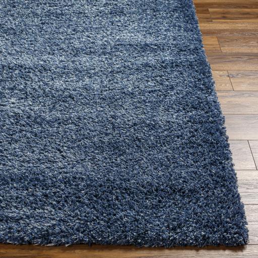 Surya Bogota Shag BTG-2308 Dark Blue 5'3" x 7' Rug