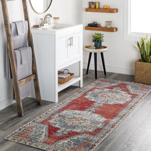 Surya Bohemian BOM-2300 Gray Light Beige 5'3" x 7'4" Rug