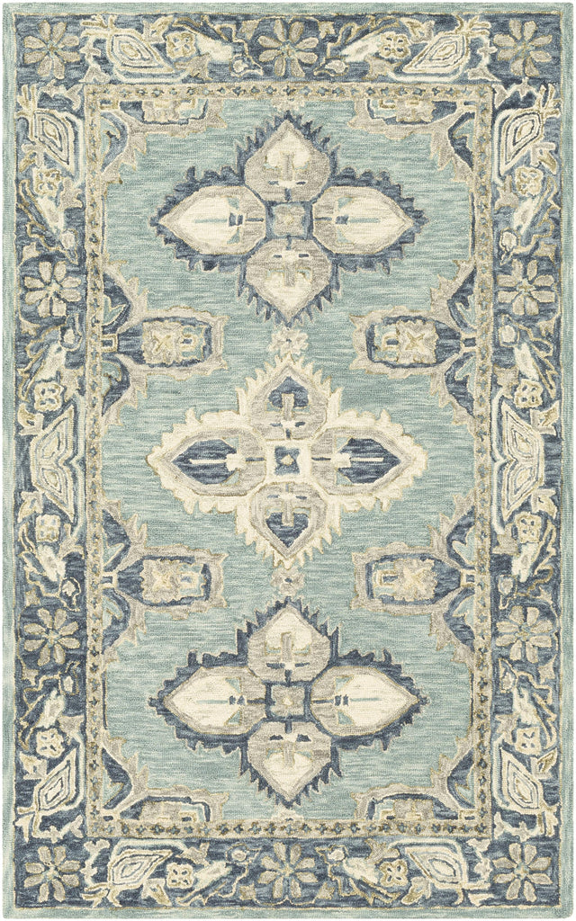 Surya Bonifate BFT-1000 Blue Dark Blue 2' x 3' Rug