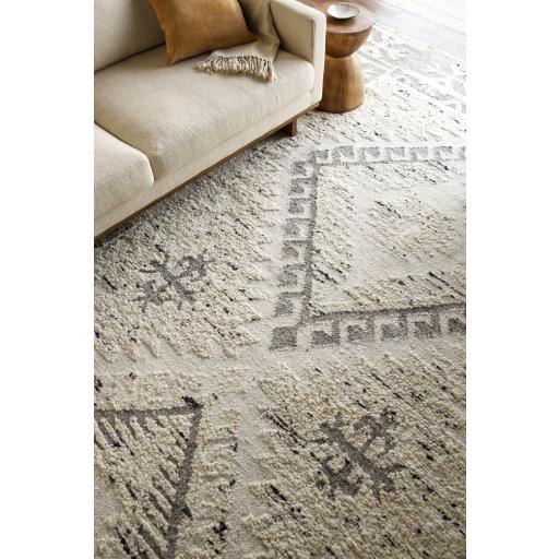 Surya Bremen BEN-2304 Black Charcoal 6' x 9' Rug