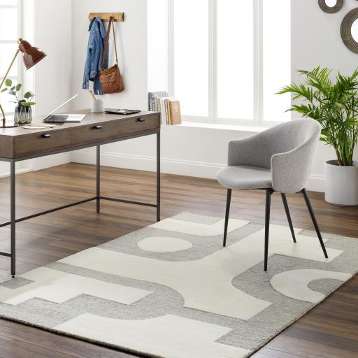 Surya Brook BKO-2301 Beige Charcoal 2' x 3' Rug