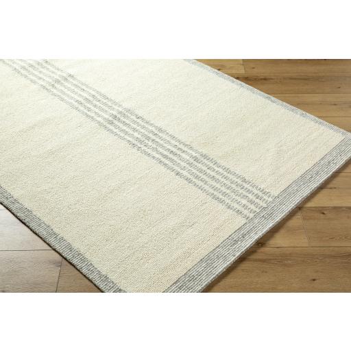 Surya Brook BKO-2318 Cream Gray 5' x 7'6" Rug