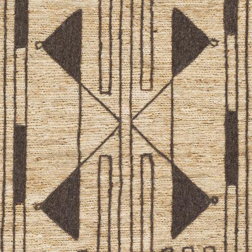 Surya Brookwood BKD-2300 Charcoal Wheat 2'6" x 8' Rug