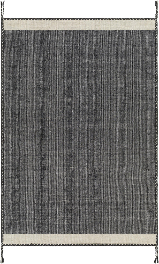 Surya Bushra BUS-2301 Beige Black 5' x 7'6" Rug