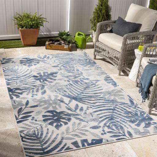 Surya Cabo CBO-2306 Black Blue 2'7" x 7'3" Rug