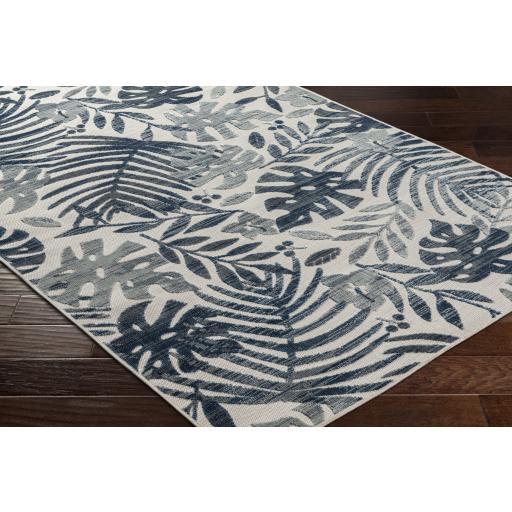 Surya Cabo CBO-2306 Black Blue 2'7" x 7'3" Rug