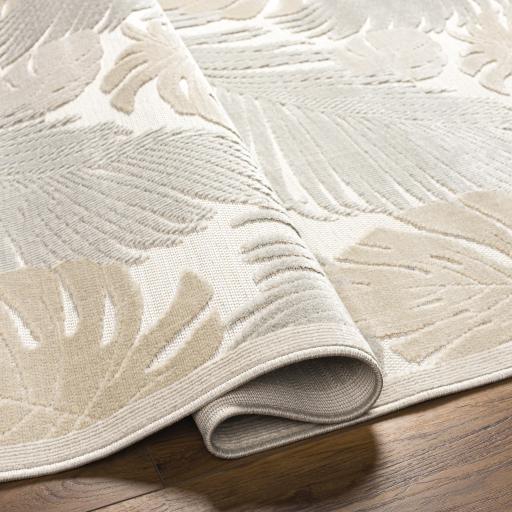 Surya Cabo CBO-2311 Charcoal Ivory 5'2" x 7' Rug