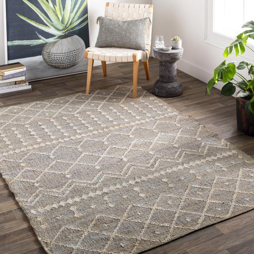 Surya Cadence CEC-2304 Brown Ivory 5' x 7'6" Rug