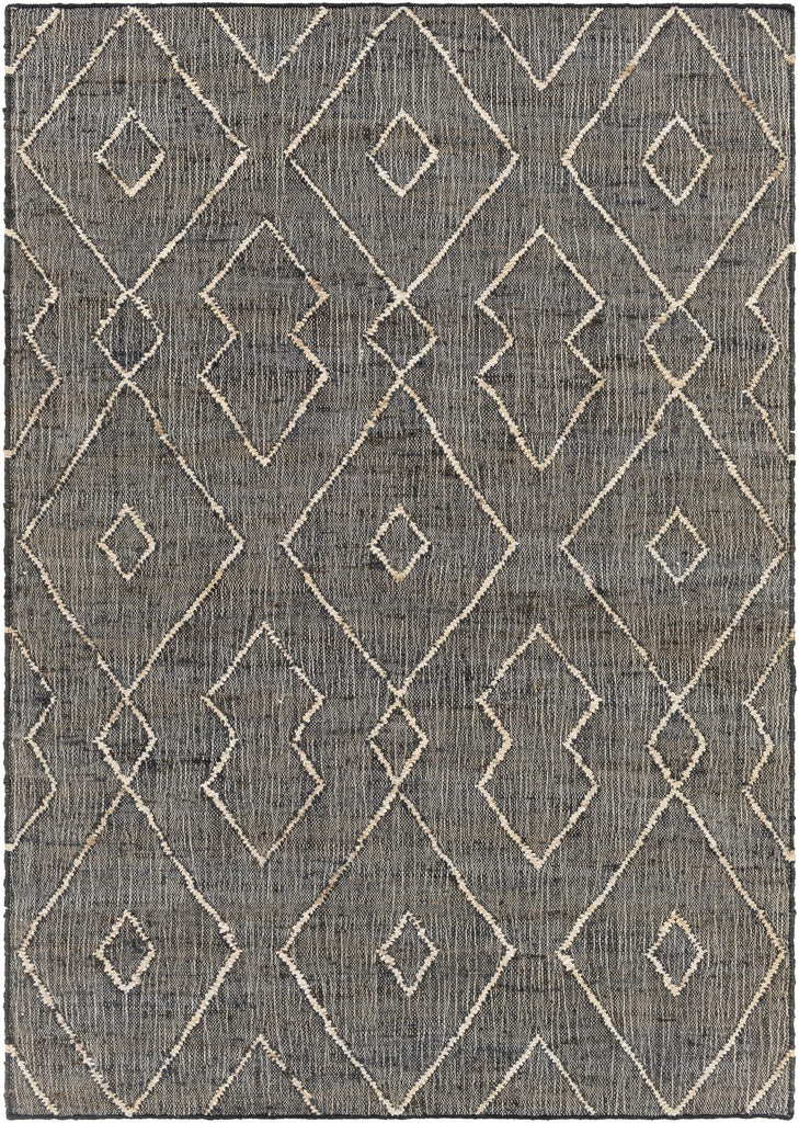 Surya Cadence CEC-2306 Black Charcoal 2'6" x 8' Rug