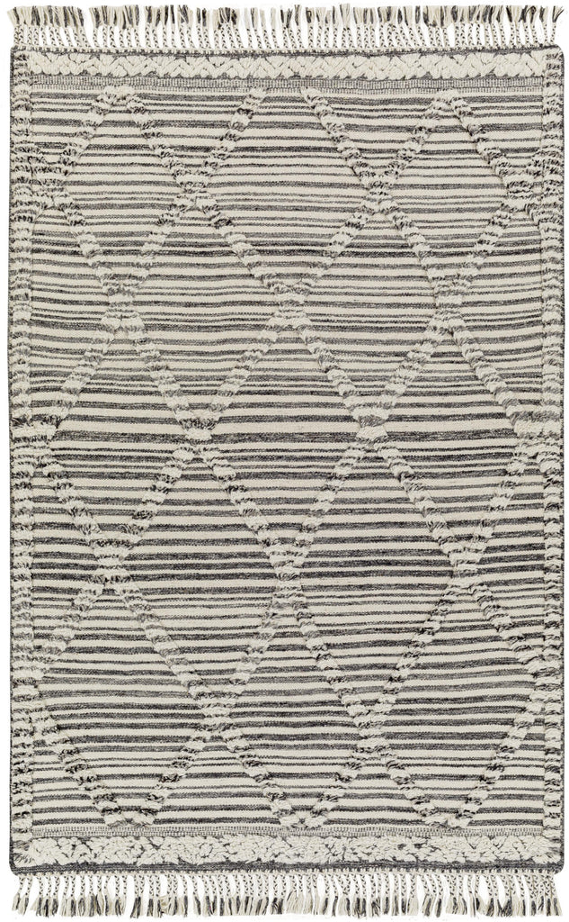 Surya Cadiz CDZ-2300 Black Gray 2' x 3' Rug