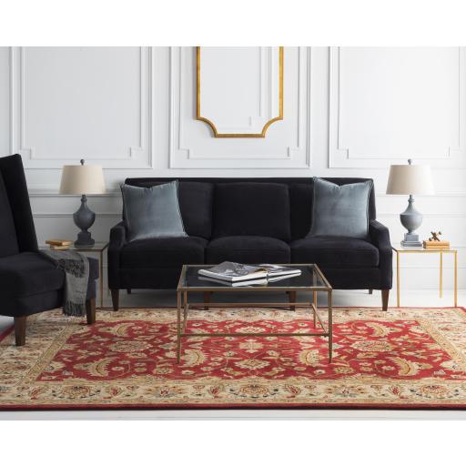 Surya Caesar CAE-1022 Black Blush 6' Square Rug