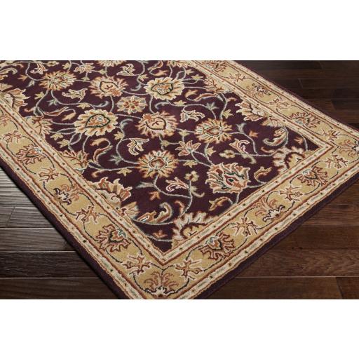 Surya Caesar CAE-1024 Beige Black 4' Square Rug