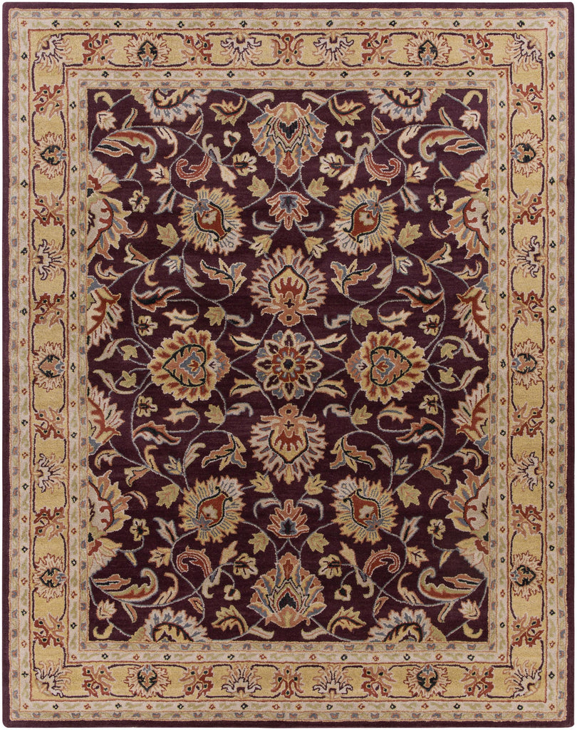 Surya Caesar CAE-1024 Beige Black 6' Square Rug