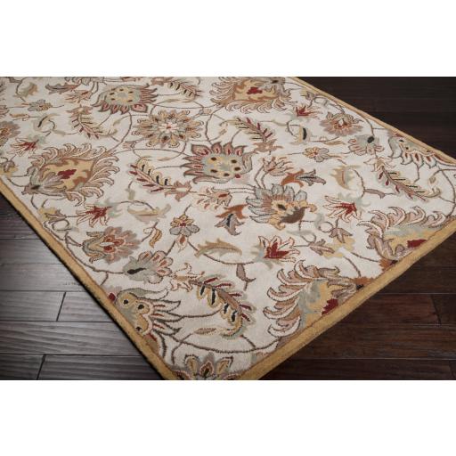 Surya Caesar CAE-1029 Black Blush 4' Square Rug