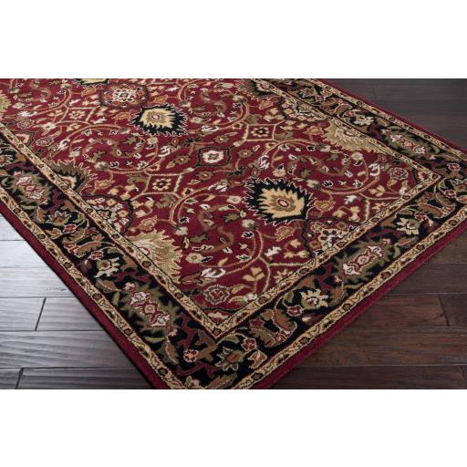 Surya Caesar CAE-1031 Beige Black 4' Square Rug