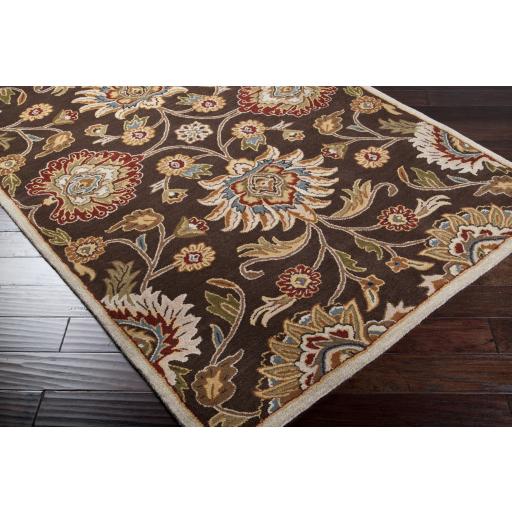 Surya Caesar CAE-1051 Brick Red Brown 4' Square Rug