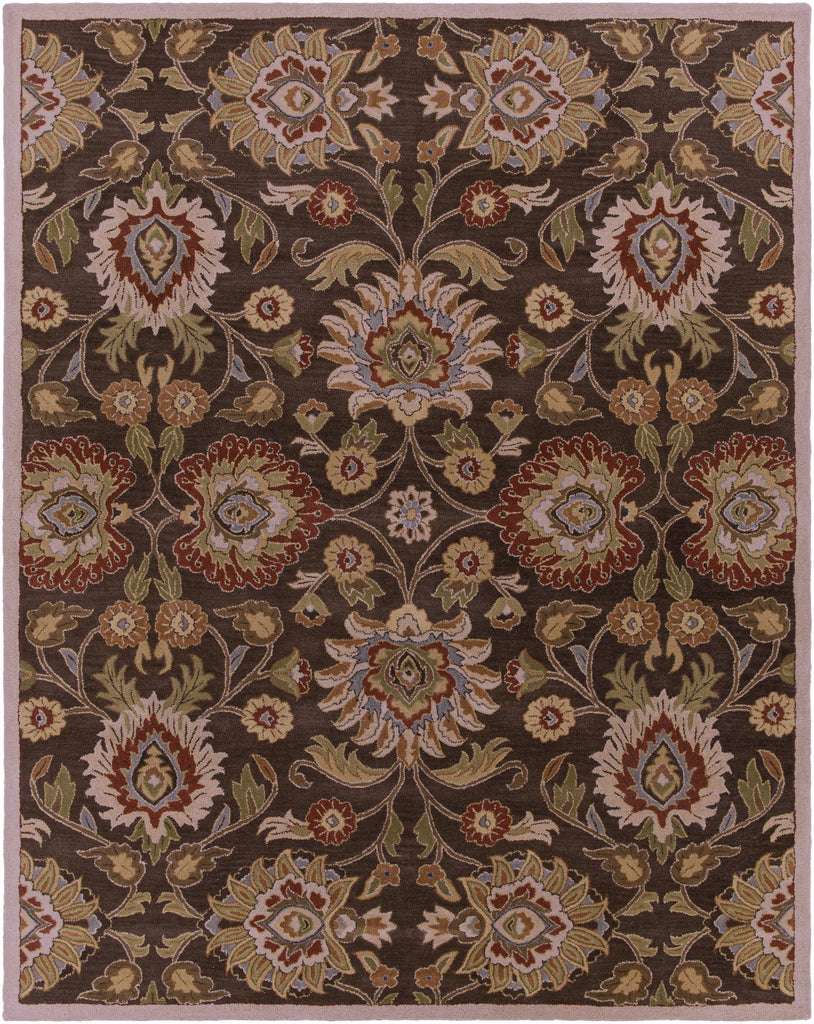 Surya Caesar CAE-1051 Brick Red Brown 6' Square Rug