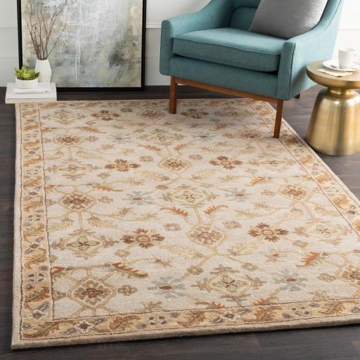 Surya Caesar CAE-1084 Brown Dark Brown 4' Square Rug