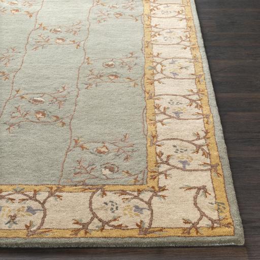 Surya Caesar CAE-1100 Beige Burnt Orange 4' Square Rug