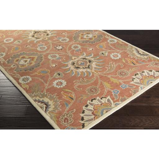 Surya Caesar CAE-1107 Beige Black 4' Square Rug