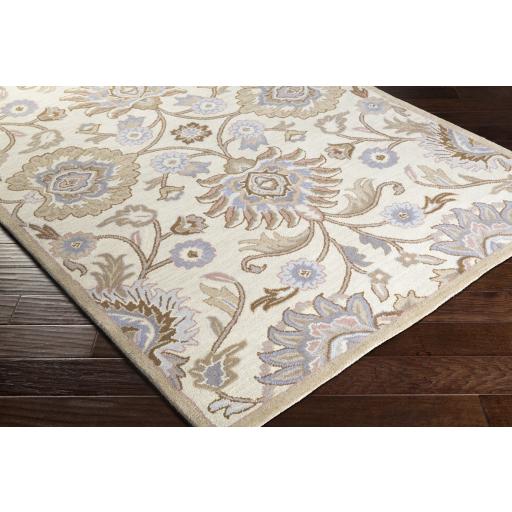 Surya Caesar CAE-1109 Brown Denim 4' Square Rug