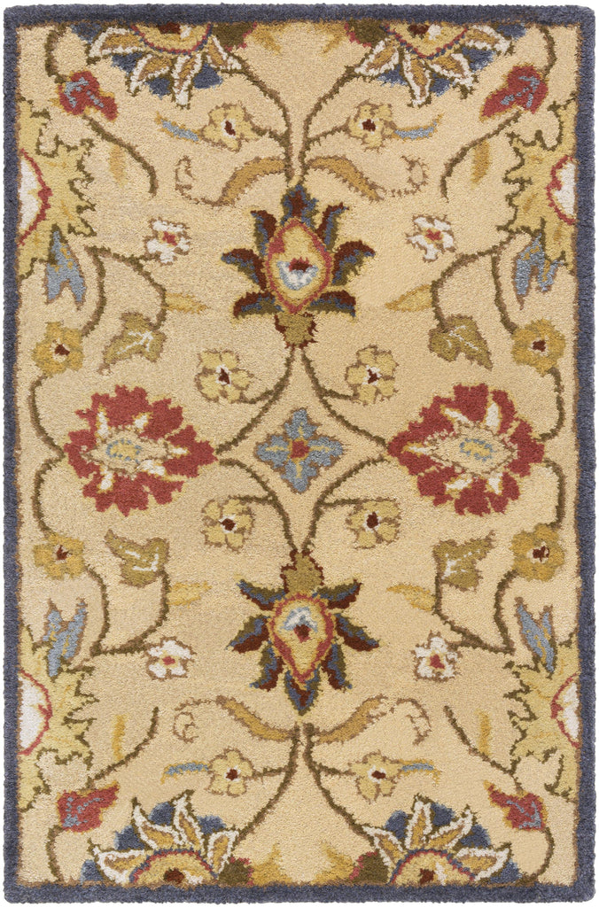 Surya Caesar CAE-1116 Blue Brick Red 6' Square Rug