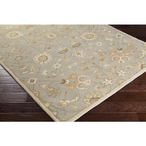 Surya Caesar CAE-1121 Gray Ivory 4' Square Rug