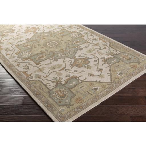 Surya Caesar CAE-1143 Beige Dark Brown 4' Square Rug