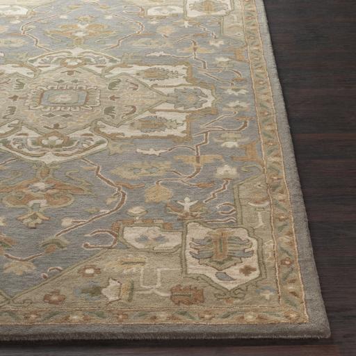 Surya Caesar CAE-1144 Beige Dark Brown 4' Square Rug