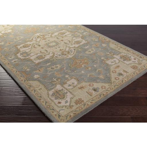 Surya Caesar CAE-1144 Beige Dark Brown 4' Square Rug