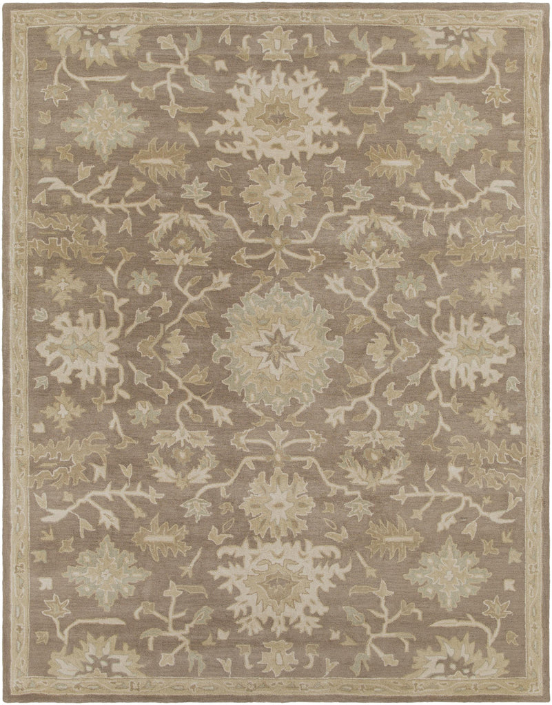 Surya Caesar CAE-1149 Beige Dark Brown 4' Round Rug