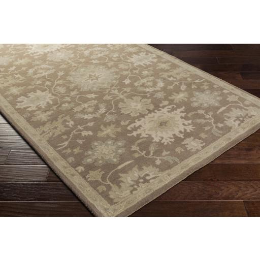 Surya Caesar CAE-1149 Beige Dark Brown 4' Round Rug