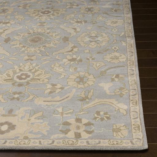 Surya Caesar CAE-1162 Beige Charcoal 4' Square Rug