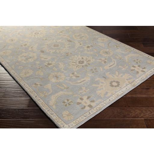 Surya Caesar CAE-1162 Beige Charcoal 4' Square Rug