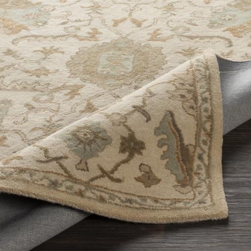 Surya Caesar CAE-1166 Cream Dusty Sage 4' Square Rug