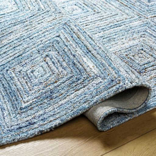 Surya Calgary CGR-2301 Dark Blue Ice Blue 2' x 3' Rug