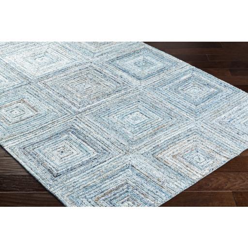 Surya Calgary CGR-2301 Dark Blue Ice Blue 2' x 3' Rug