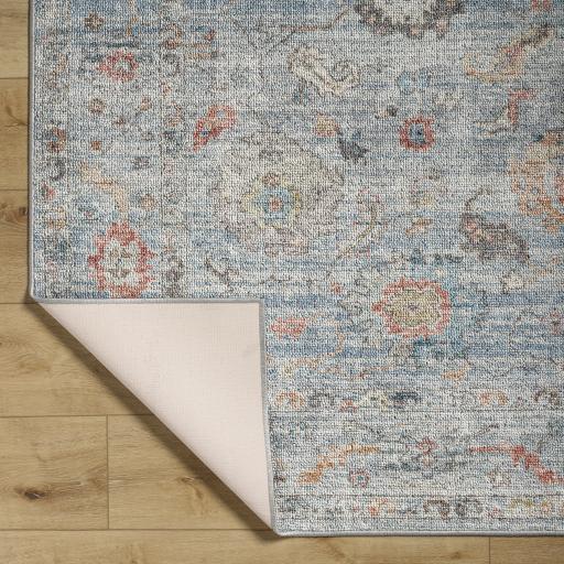 Surya Calhoun CAH-2302 Aqua Burnt Orange 5'3" x 7' Rug