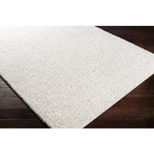 Surya California Shag CAF-2306 White 5'3" x 7'3" Rug